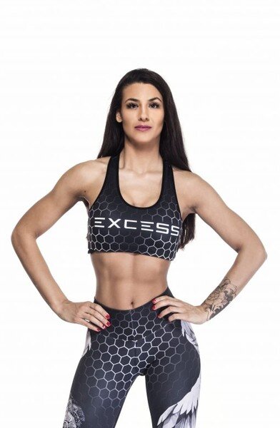 Excess Bra BLACK AND WHITE WINGS