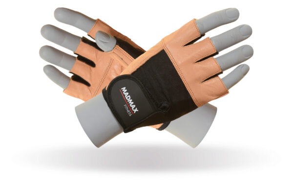 Madmax Gloves FITNESS Natural Brown