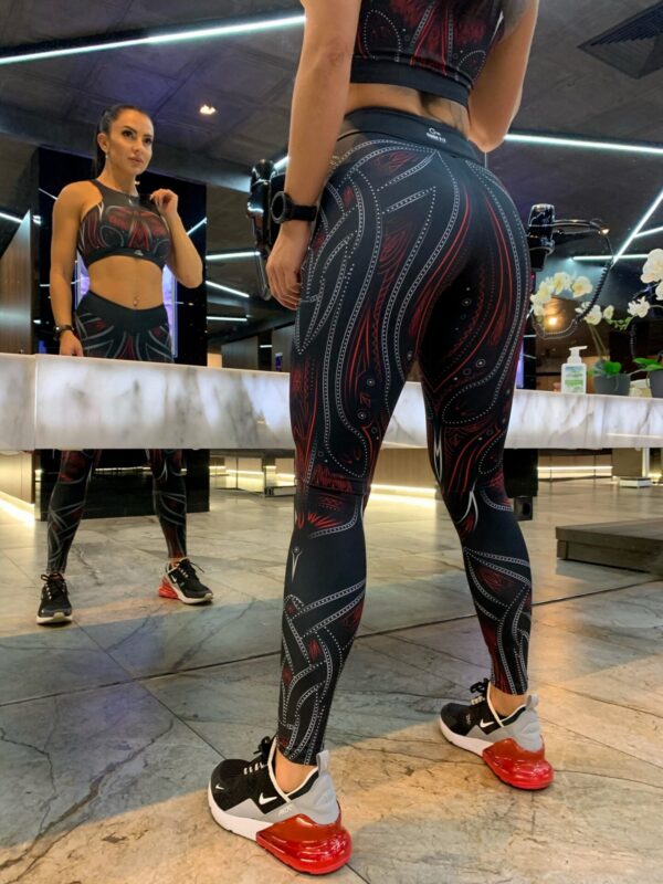 Code Fit Leggings RED TOXIN