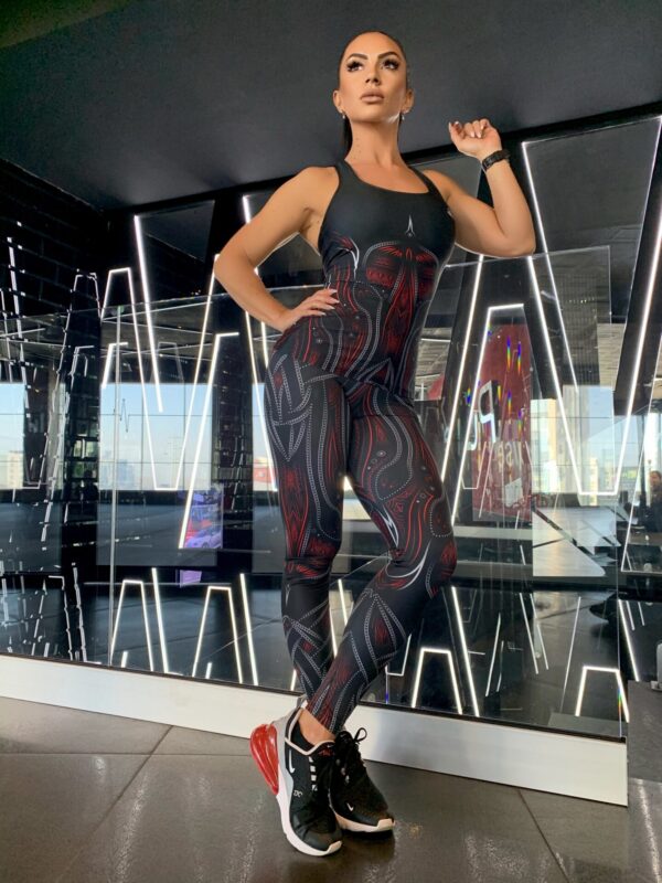 Code Fit Leggings RED TOXIN
