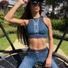 Code Fit Bra AZZURRO DARK