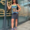 Amari Dress BLUE MARTINI