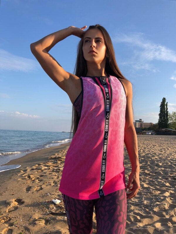 Code Fit Top Mesh COCO VANILLA