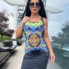 Amari Dress BLUE MARTINI