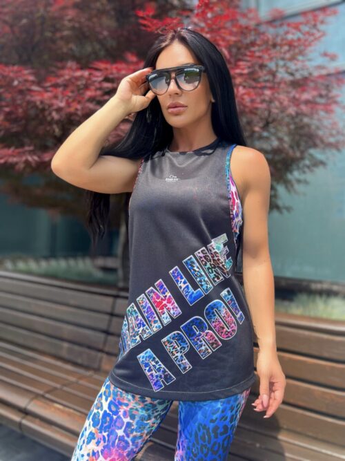 Code Fit Top Mesh DARK LEO