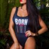Amari Swimsuit BORN TO BE WILD black