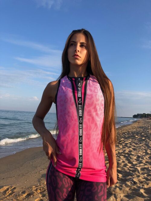 Code Fit Top Mesh COCO VANILLA