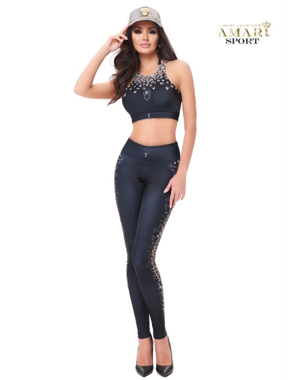 Armani Black Caviar 2 Amari Leggings BLACK CAVIAR
