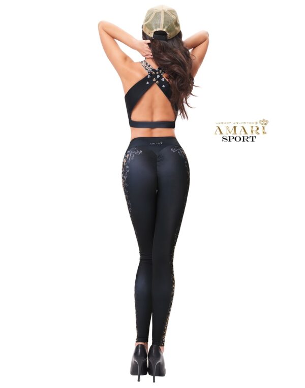 Armani Black Caviar 3 Amari Leggings BLACK CAVIAR